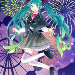 夜空へお散歩