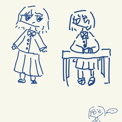 練習（キャラ案①）〜下手くそでも画力が欲しい〜