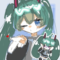 投げキスミクさん