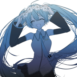 初音ミク　イラスト
