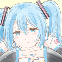 おこたでそろそろ寝ちゃいそうなミクさん