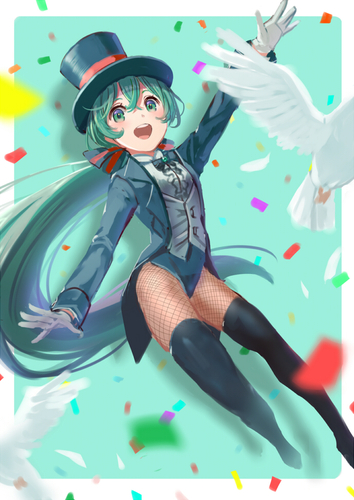 Piapro ピアプロ イラスト マジシャンみくちゃん