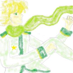 彗音ヒロ　制服でかまえ。