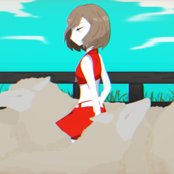 群れの中の一匹