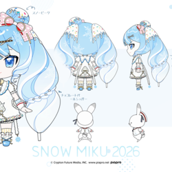 SNOW MIKU 2026 ホワイトチョコレートケーキ