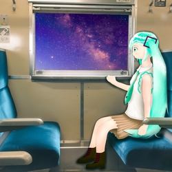 夜汽車にゆられて…