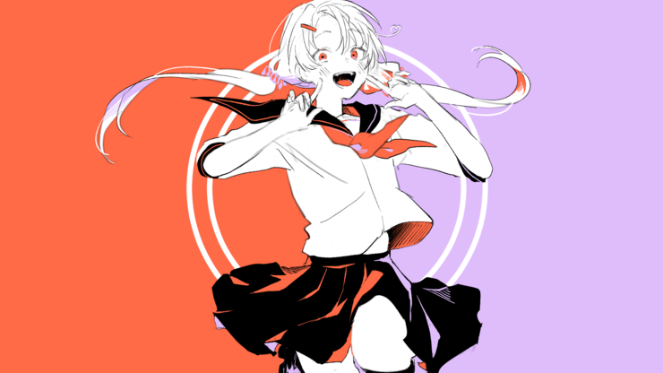 Piapro ピアプロ イラスト 飛躍ガール