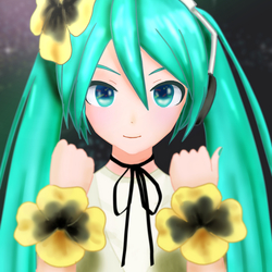 初音ミク（パンジー）