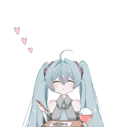 初音ミク　イラスト