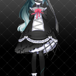 ゴシック人形ミク