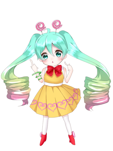 Piapro ピアプロ イラスト くるりんぱ イラスト1