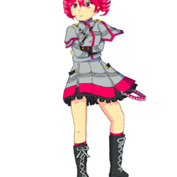 Synthesizer V AI 重音テトさんをアイビスペイントで描きました!