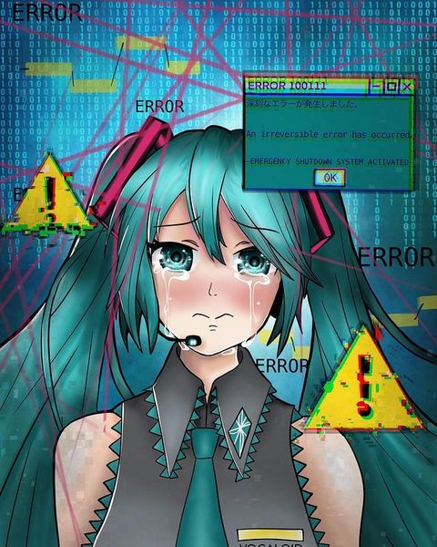 イラスト「初音ミクの消失 -DEAD END-」