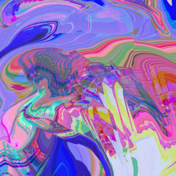 明るい色の渦巻き(1)