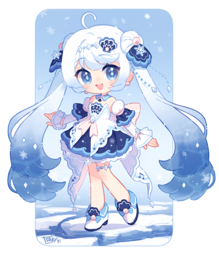 Piapro ピアプロ イラスト 雪ミク2022 Piapro ピアプロ イラスト 雪ミク2022