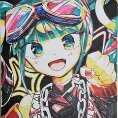 直筆色紙