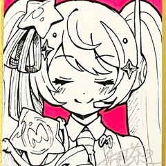 手描きミニ色紙