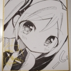 モノクロ直筆イラスト
