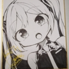 モノクロ直筆イラスト