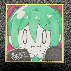手描きミニ色紙